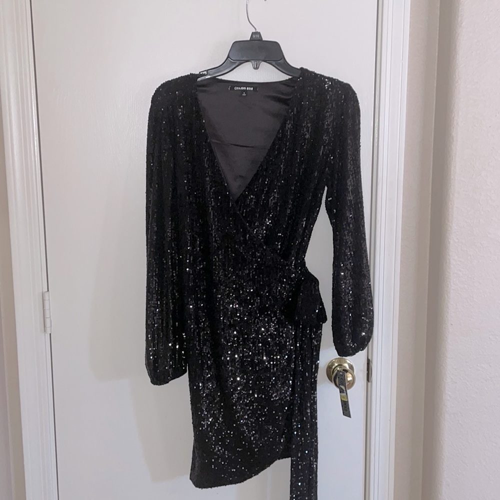 Sequin dress.